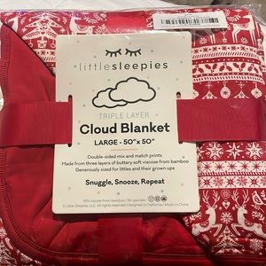 NWT - Little Sleepies Holiday Blanket